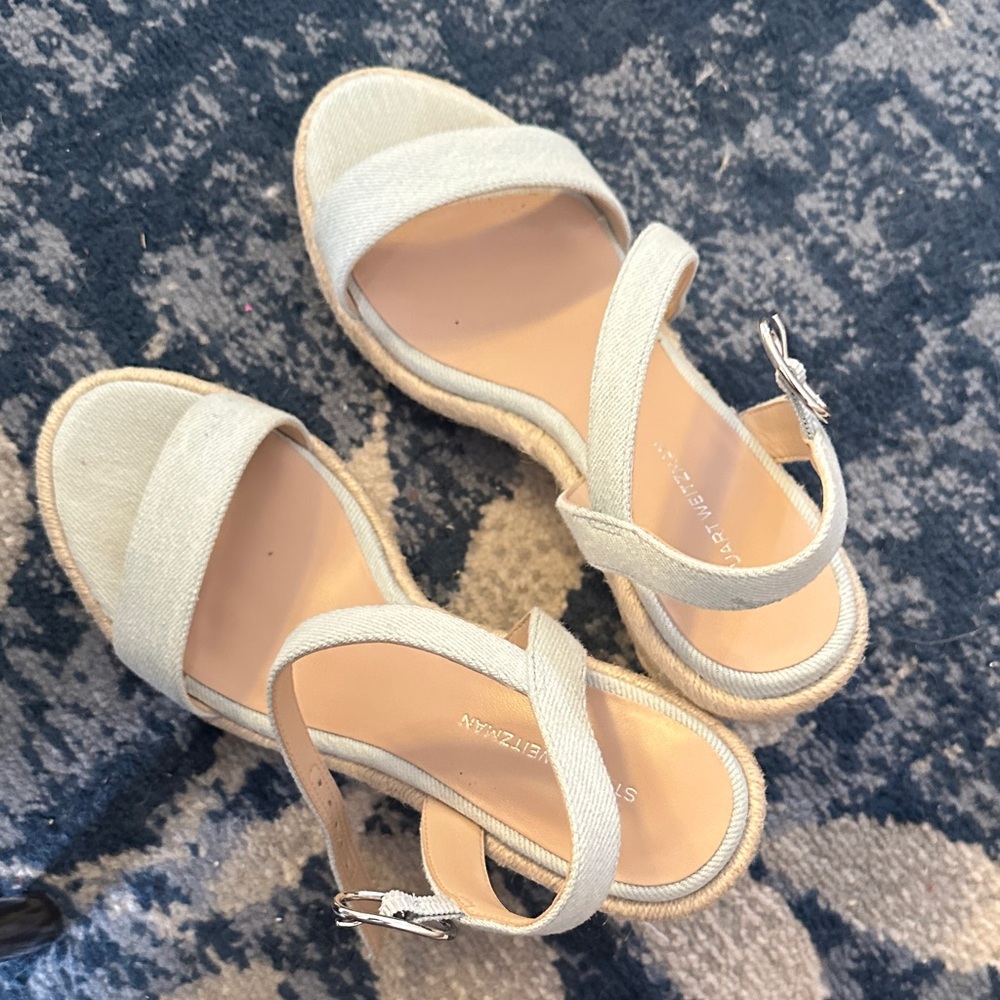 Steve Madden Cream Espadrille Sandals